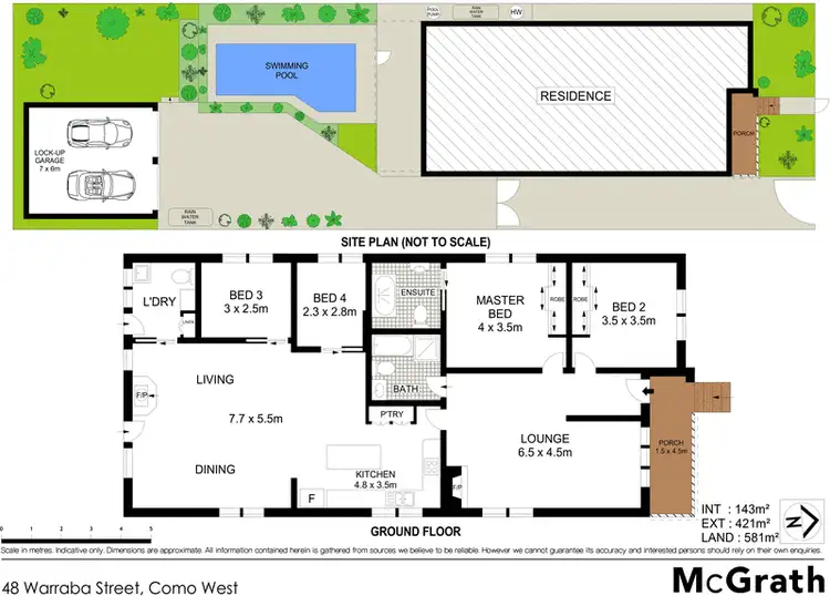 Floorplan of Homely house listing, 48 Warraba Street, Como NSW 2226