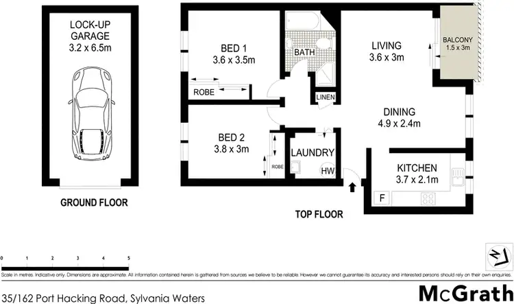 Floorplan of Homely apartment listing, 35/162 Port Hacking Road, Sylvania Waters NSW 2224