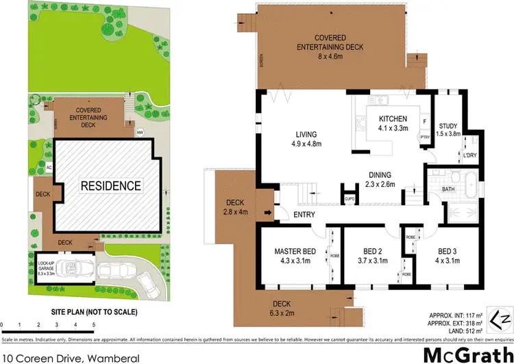 Floorplan of Homely house listing, 10 Coreen Drive, Wamberal NSW 2260
