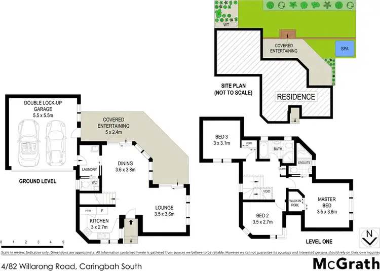 Floorplan of Homely townhouse listing, 4/82 Willarong Road, Caringbah NSW 2229