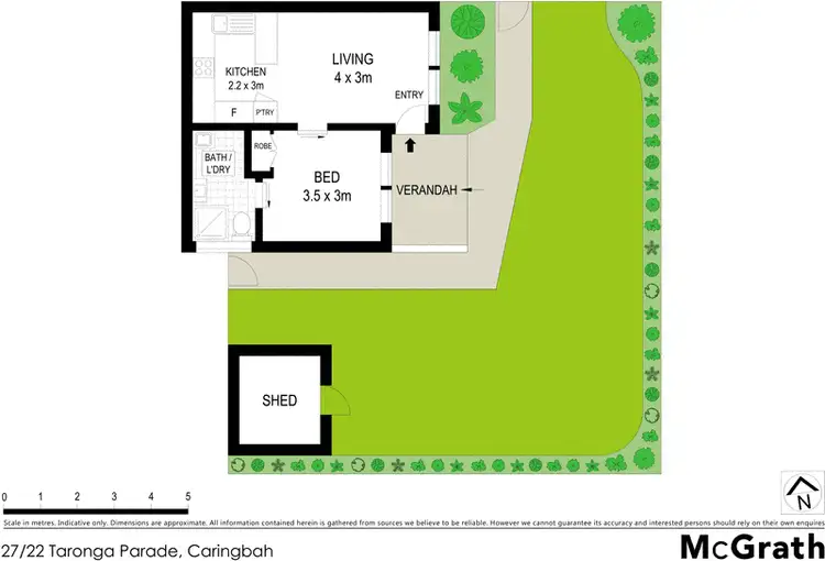 Floorplan of Homely villa listing, 27/22 Taronga Parade, Caringbah NSW 2229