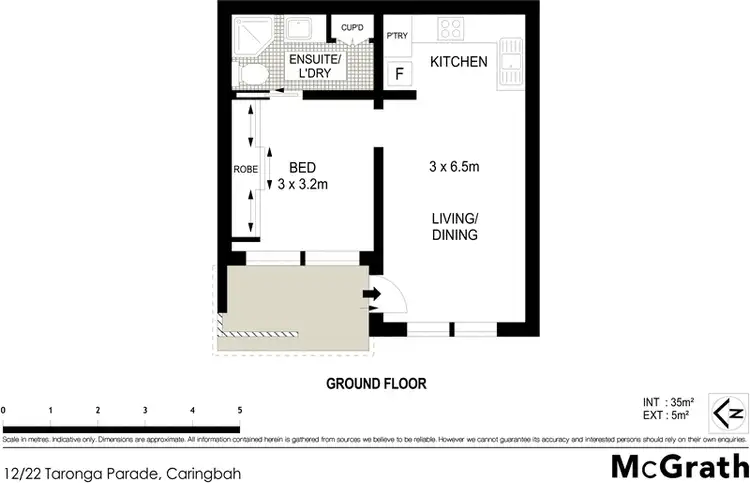 Floorplan of Homely villa listing, 12/22 Taronga Parade, Caringbah NSW 2229