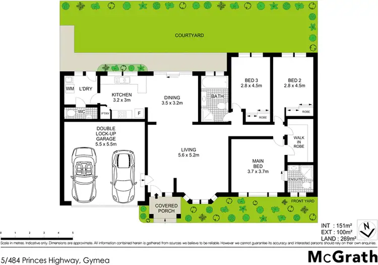 Floorplan of Homely villa listing, 5/484 Princes Highway, Gymea NSW 2227