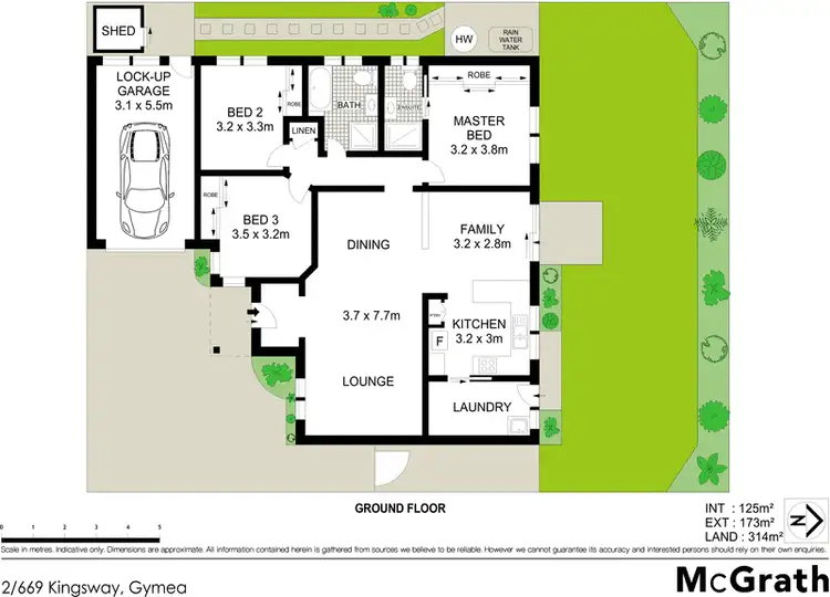 Floorplan of Homely villa listing, 2/669 Kingsway, Gymea NSW 2227