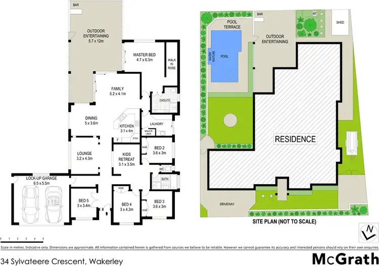 Floorplan of Homely house listing, 34 Sylvateere Crescent, Wakerley QLD 4154