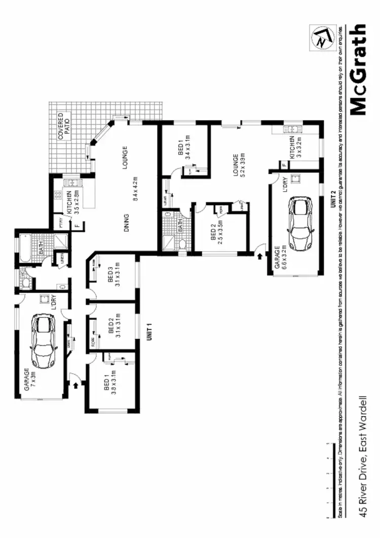 Floorplan of Homely house listing, 45 River Drive, East Wardell NSW 2477