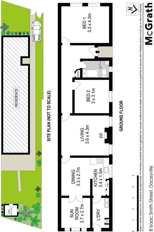 Floorplan of Homely house listing, 8 Isaac Smith Street, Daceyville NSW 2032