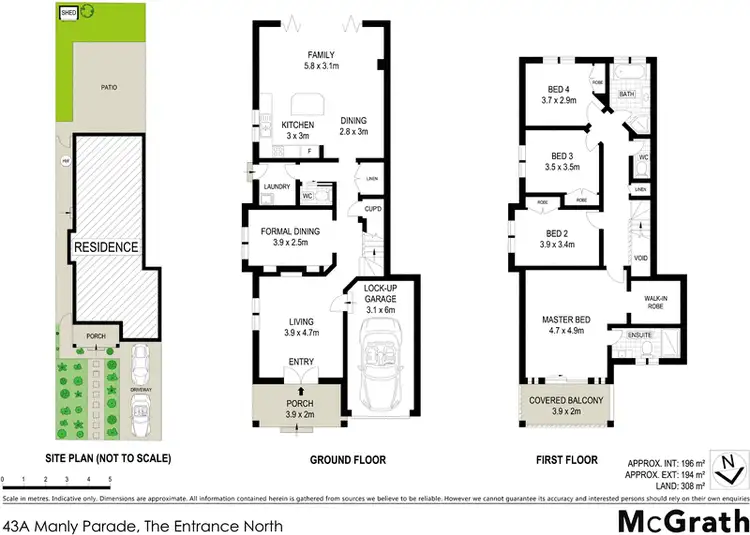 Floorplan of Homely house listing, 43A Manly Parade, The Entrance North NSW 2261