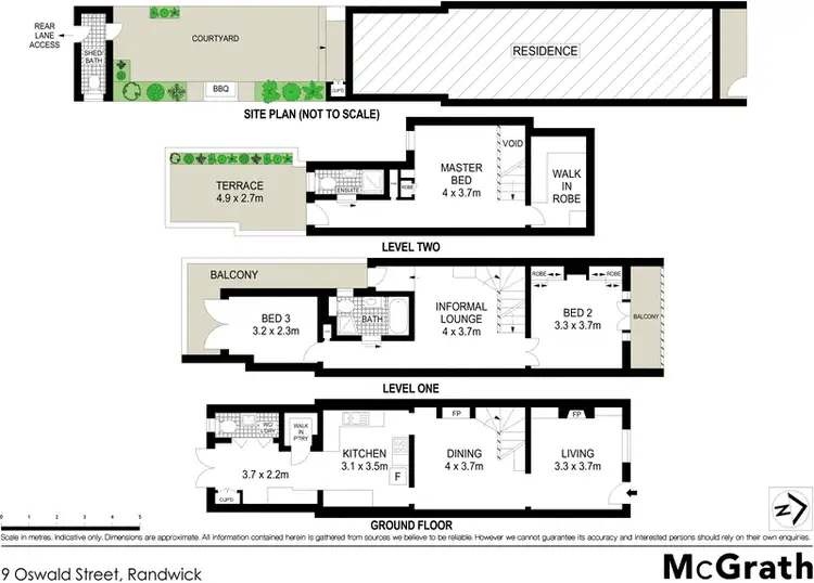 Floorplan of Homely house listing, 9 Oswald Street, Randwick NSW 2031