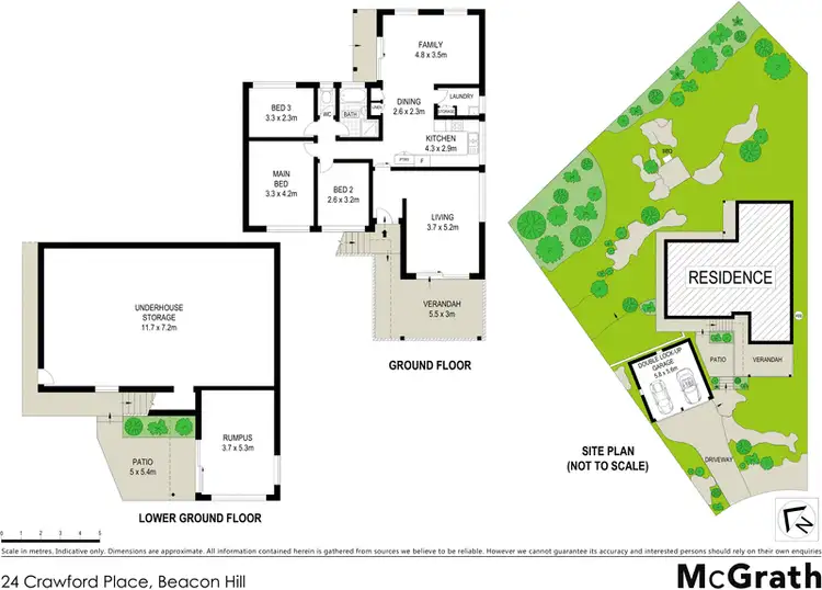 Floorplan of Homely house listing, 24 Crawford Place, Beacon Hill NSW 2100