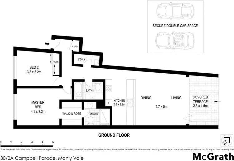 Floorplan of Homely apartment listing, 30/2A Campbell Parade, Manly Vale NSW 2093