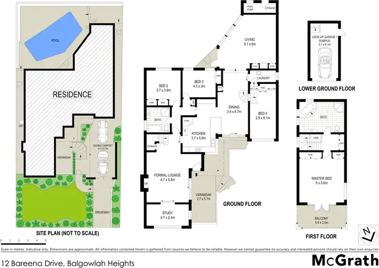 Floorplan of Homely house listing, 12 Bareena Drive, Balgowlah Heights NSW 2093