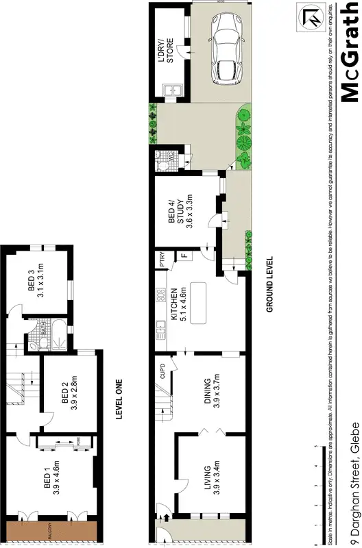 Floorplan of Homely house listing, 9 Darghan Street, Glebe NSW 2037