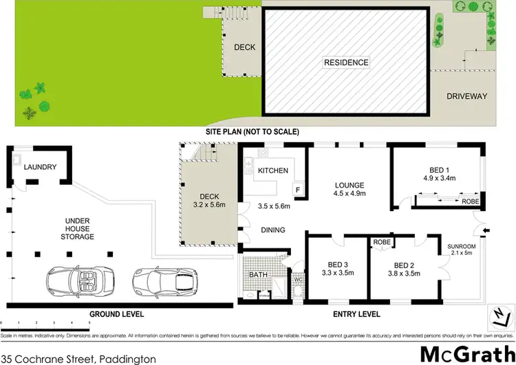 Floorplan of Homely house listing, 35 Cochrane Street, Paddington QLD 4064