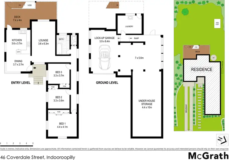 Floorplan of Homely house listing, 46 Coverdale Street, Indooroopilly QLD 4068