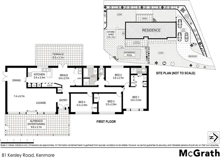 Floorplan of Homely house listing, 81 Kersley Road, Kenmore QLD 4069