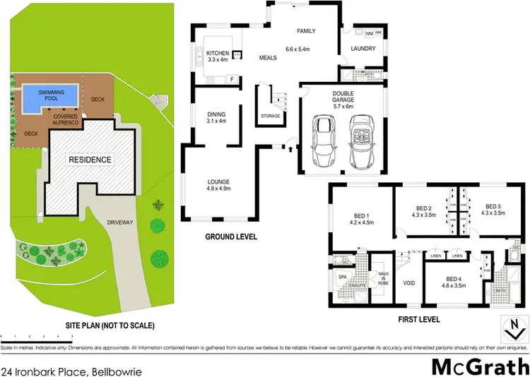 Floorplan of Homely house listing, 24 Ironbark Place, Bellbowrie QLD 4070