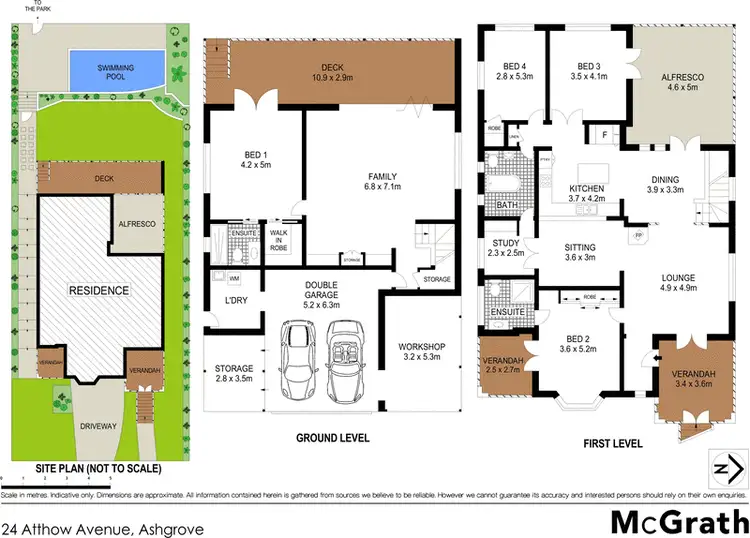 Floorplan of Homely house listing, 24 Atthow Avenue, Ashgrove QLD 4060