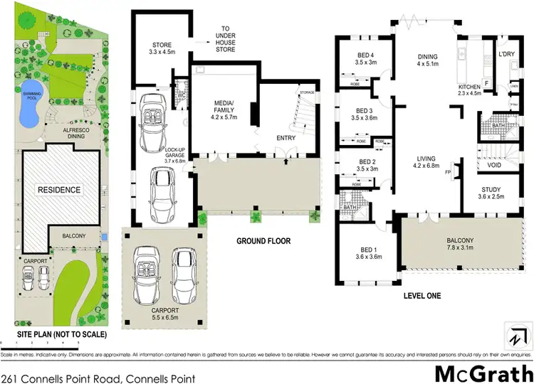 Floorplan of Homely house listing, 261 Connells Point Road, Connells Point NSW 2221