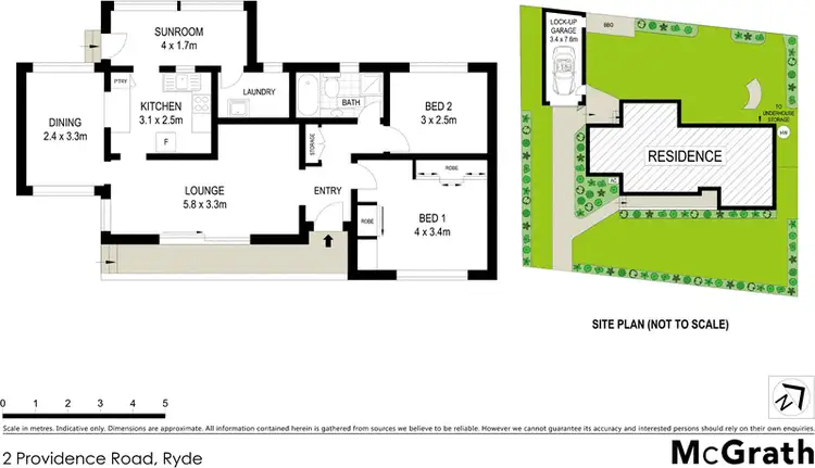 Floorplan of Homely house listing, 2 Providence Road, Ryde NSW 2112