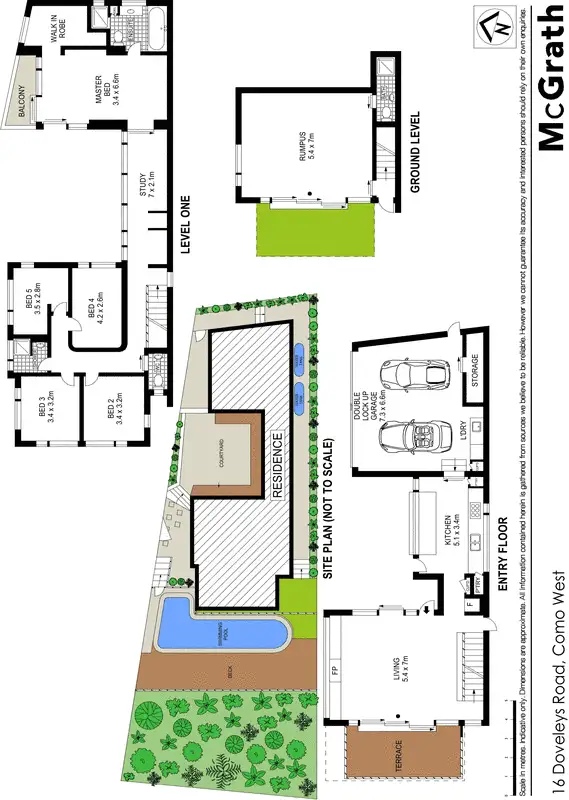 Floorplan of Homely house listing, 16 Doveleys Road, Como NSW 2226