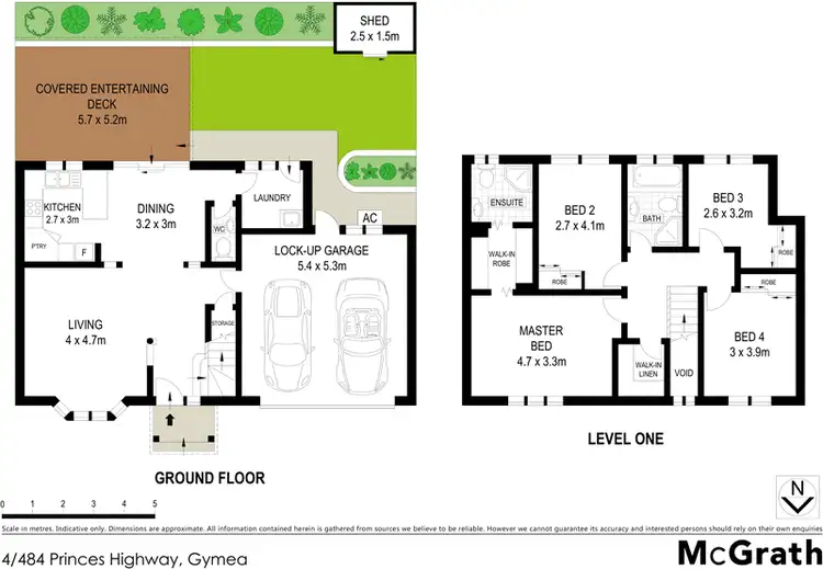 Floorplan of Homely townhouse listing, 4/484 Princes Highway, Gymea NSW 2227