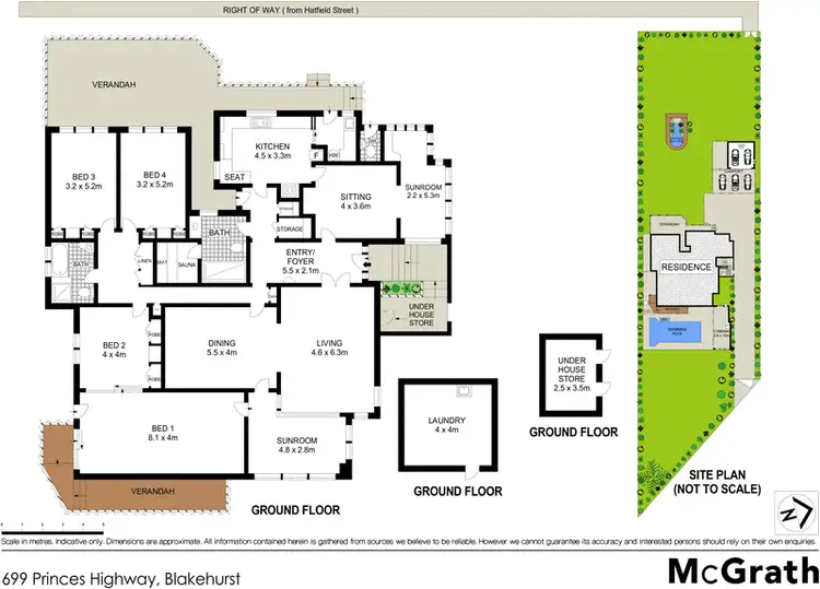 Floorplan of Homely house listing, 699 Princes Highway, Blakehurst NSW 2221