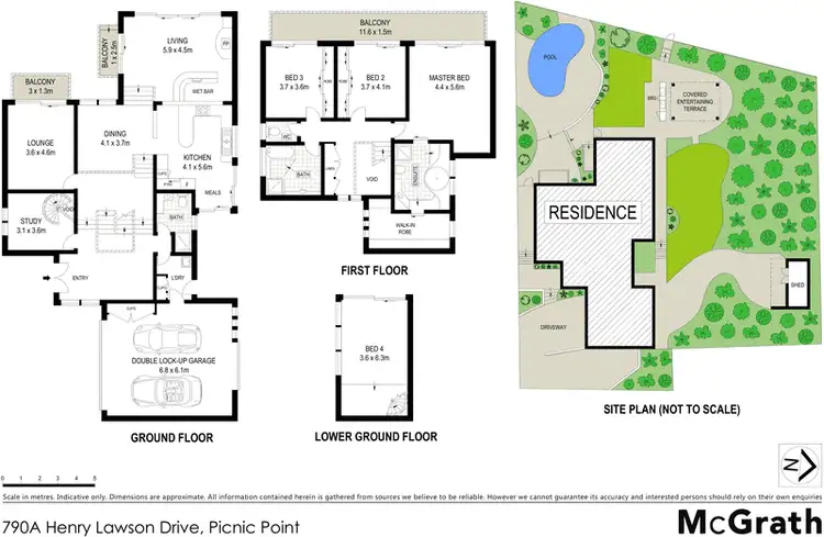 Floorplan of Homely house listing, 790A Henry Lawson Drive, Picnic Point NSW 2213