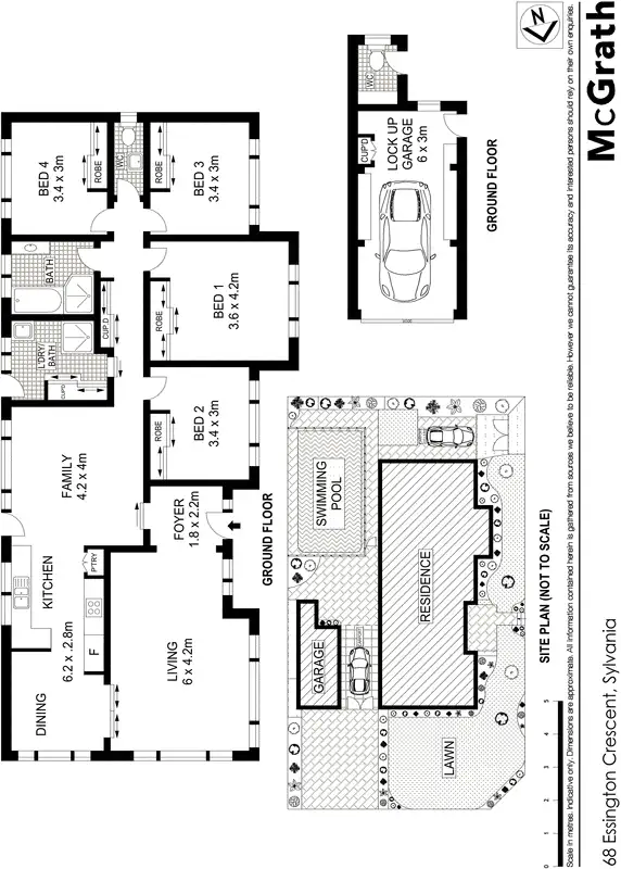 Floorplan of Homely house listing, 68 Essington Crescent, Sylvania NSW 2224