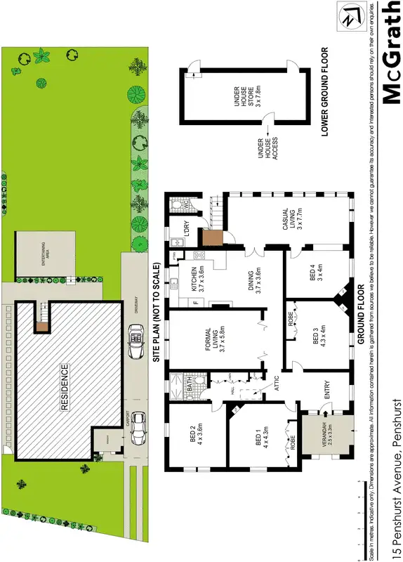 Floorplan of Homely house listing, 15 Penshurst Avenue, Penshurst NSW 2222