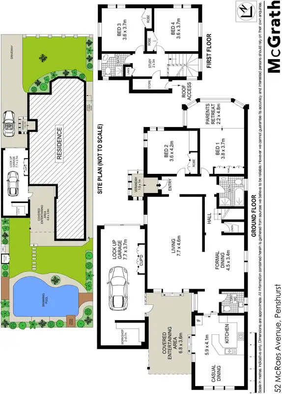 Floorplan of Homely house listing, 52 McRaes Avenue, Penshurst NSW 2222