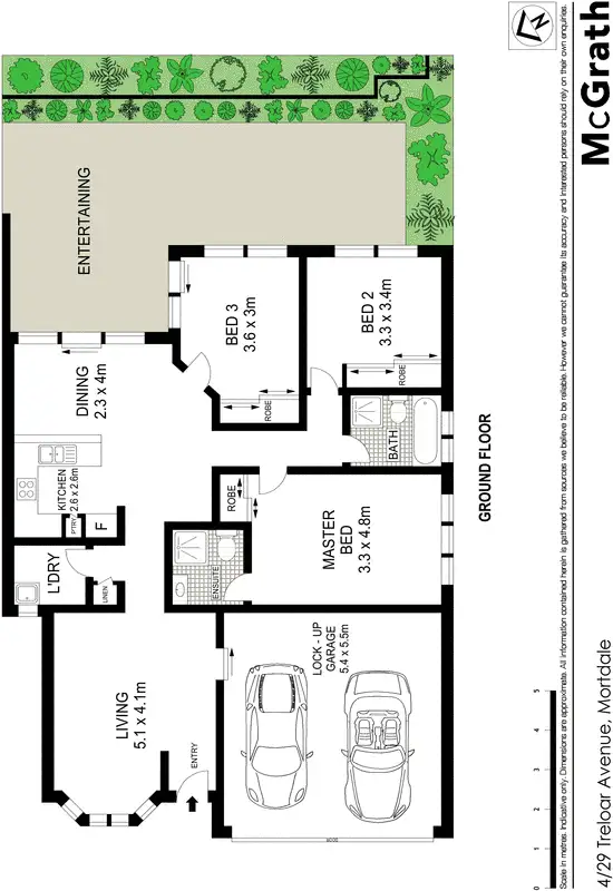 Floorplan of Homely villa listing, 4/29 Treloar Avenue, Mortdale NSW 2223