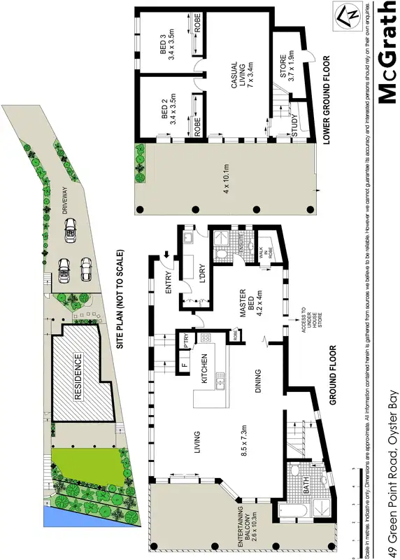 Floorplan of Homely house listing, 49 Green Point Road, Oyster Bay NSW 2225