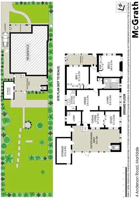 Floorplan of Homely house listing, 4 Anderson Road, Mortdale NSW 2223