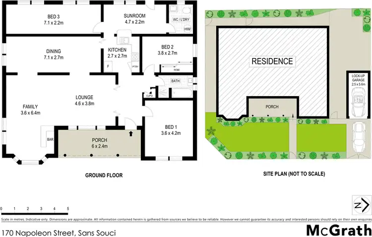 Floorplan of Homely house listing, 170 Napoleon Street, Sans Souci NSW 2219