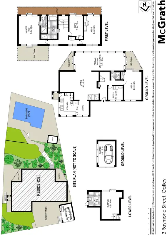 Floorplan of Homely house listing, 3 Raymond Street, Oatley NSW 2223