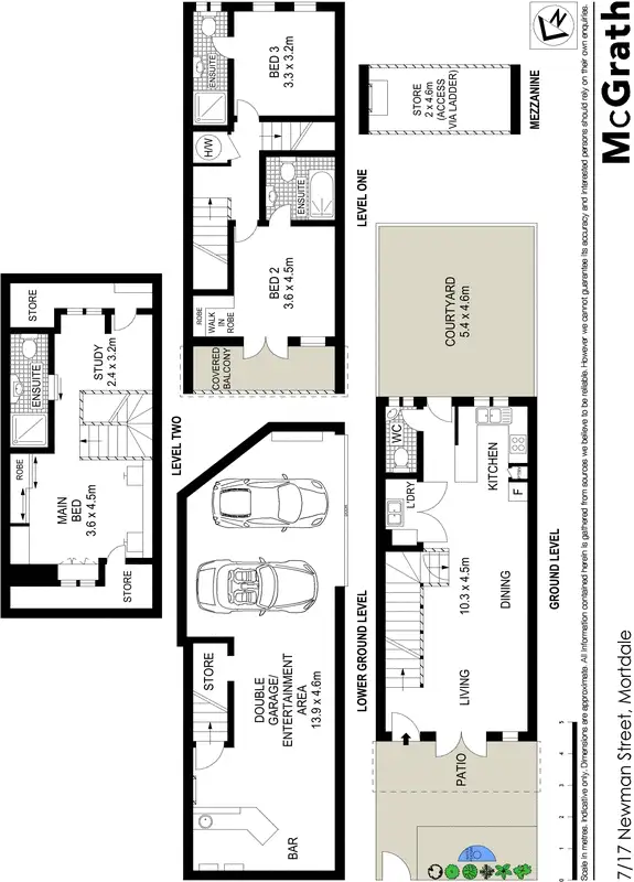 Floorplan of Homely townhouse listing, 7/17 Newman Street, Mortdale NSW 2223