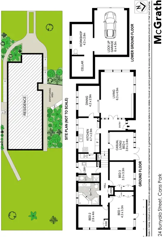 Floorplan of Homely house listing, 24 Bunyala Street, Carss Park NSW 2221