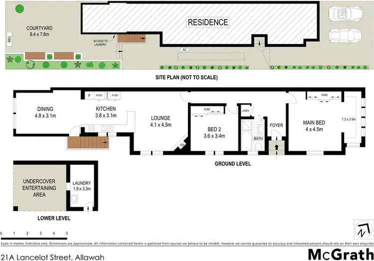 Floorplan of Homely house listing, 21a Lancelot Street, Allawah NSW 2218
