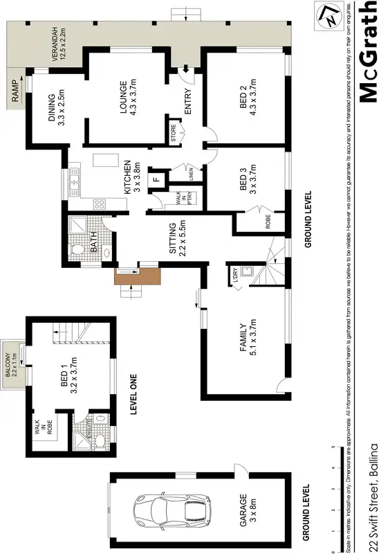 Floorplan of Homely house listing, 22 Swift Street, Ballina NSW 2478