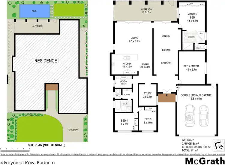 Floorplan of Homely house listing, 4 Freycinet Row, Buderim QLD 4556