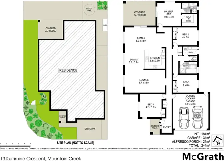 Floorplan of Homely house listing, 13 Kurrimine Crescent, Mountain Creek QLD 4557