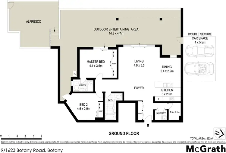 Floorplan of Homely apartment listing, 9/1623 Botany Road, Botany NSW 2019