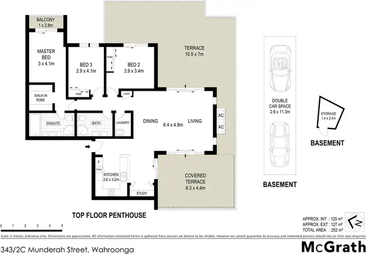 Floorplan of Homely apartment listing, 343/2C Munderah Street, Wahroonga NSW 2076