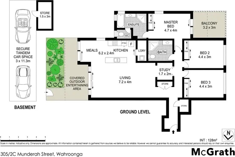 Floorplan of Homely apartment listing, 305/2C Munderah Street, Wahroonga NSW 2076