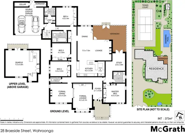 Floorplan of Homely house listing, 28 Braeside Street, Wahroonga NSW 2076