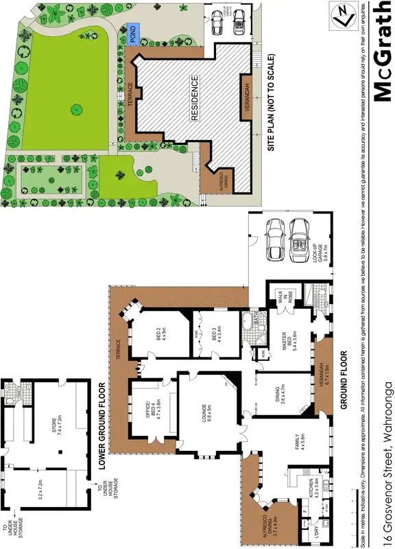 Floorplan of Homely house listing, 16 Grosvenor Street, Wahroonga NSW 2076