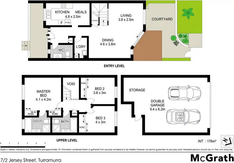 Floorplan of Homely townhouse listing, 7/2 Jersey Street, Turramurra NSW 2074