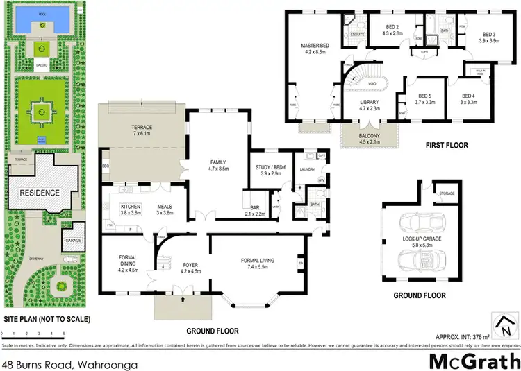 Floorplan of Homely house listing, 48 Burns Road, Wahroonga NSW 2076
