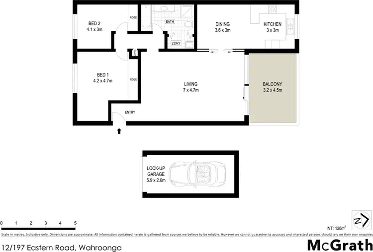 Floorplan of Homely apartment listing, 12/197 Eastern Road, Wahroonga NSW 2076